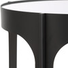 StudioLX Accent Furniture Matte Black Finish On Iron Frame