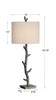 StudioLX Table Lamp Dark Bronze With Silver Undertones