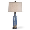 StudioLX Table Lamp Blue, Textured Ceramic Base