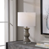 StudioLX Table Lamp Textured Metallic Stone Gray