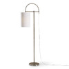 StudioLX Floor Lamp Arc Style Base In Antique Brushed Brass