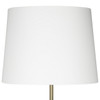 StudioLX Table Lamp Round, White Ceramic Base