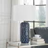StudioLX Table Lamp Blue Ceramic Base