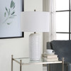 StudioLX Table Lamp All White Ceramic Base