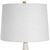 StudioLX Table Lamp Ceramic Body With White And Gold Finish