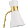 StudioLX Desk Lamp Gold With White Marble Foot