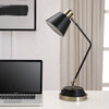 StudioLX Desk Lamp Antique Brass And Black Finish