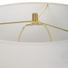 StudioLX Table Lamp Satin White Glaze