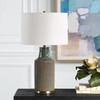 StudioLX Table Lamp Ceramic Finished In A Bluish Green