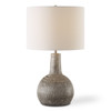 StudioLX Table Lamp Textured Gourd Shaped Ceramic Lamp Finished In Ivory