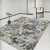 Dynamic Daisy Machine-made 9080 Ivory/multi Area Rugs
