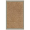 Capel Zelda-Basketweave Canvas Taupe 2085_737 Indoor/outdoor Bordered
