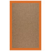Capel Zelda-Diamond Canvas Tangerine 2088_815 Indoor/outdoor Bordered