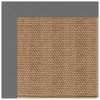 Capel Islamorada-Herringbone Canvas Charcoal 2091_355 Indoor/outdoor Bordered