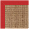 Capel Zelda-Herringbone Canvas Jockey Red 2091_527 Indoor/outdoor Bordered
