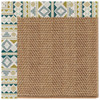 Capel Zelda-Herringbone Inca Lime 2091_219 Indoor/outdoor Bordered
