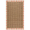 Capel Zelda-Herringbone Sicily Vino 2091_569 Indoor/outdoor Bordered