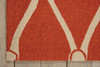 Nourison Portico POR02 Orange Area Rugs