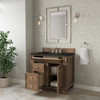 Bristol 36" Single Vanity, Saddle Brown, w/ 3 CM Phantome Eclos Top