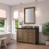 Bristol 48" Single Vanity, Saddle Brown, w/ 3 CM Phantome Eclos Top