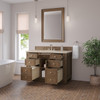 Bristol 48" Single Vanity, Saddle Brown, w/ 3 CM Tajnar Eclos Top
