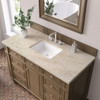 Bristol 48" Single Vanity, Saddle Brown, w/ 3 CM Tajnar Eclos Top