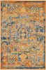 Nourison Passion PSN07 Teal/sun Area Rugs