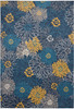 Nourison Passion PSN17 Blue Area Rugs