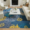 Nourison Passion PSN17 Blue Area Rugs
