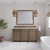 Bristol 60" Single Vanity, Whitewashed Walnut w/ 3 CM Lime Delight Silestone Top