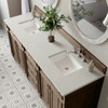 Bristol 72" Double Vanity, Whitewashed Walnut w/ 3 CM Lime Delight Silestone Top