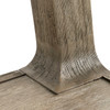 Auburn 36" Single Sink Console, Weathered Timber w/ Glossy White Mineral Composite Stone Top