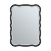 Rowyn Wavy 28" Mirror, Carbon Oak