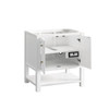 Breckenridge 30" Single Vanity, Bright White w/ 3 CM Eternal Jasmine Pearl Top