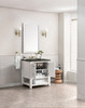 Breckenridge 30" Single Vanity, Bright White, w/ 3 CM Phantome Eclos Top