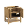 Breckenridge 30" Single Vanity, Light Natural Oak w/ 3 CM Ethereal Noctis Top
