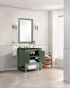 Breckenridge 30" Single Vanity, Smokey Celadon, w/ 3 CM Phantome Eclos Top