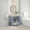 Breckenridge 30" Single Vanity, Serenity Blue, w/ 3 CM Tajnar Eclos Top