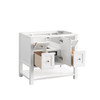 Breckenridge 36" Single Vanity, Bright White w/ 3 CM Eternal Jasmine Pearl Top