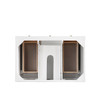 Breckenridge 36" Single Vanity, Bright White w/ 3 CM Lime Delight Top
