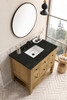 Breckenridge 36" Single Vanity, Light Natural Oak, w/ 3 CM Phantome Eclos Top