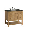 Breckenridge 36" Single Vanity, Light Natural Oak, w/ 3 CM Phantome Eclos Top