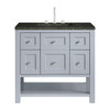 Breckenridge 36" Single Vanity, Serenity Blue, w/ 3 CM Phantome Eclos Top