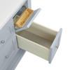 Breckenridge 36" Single Vanity, Serenity Blue, w/ 3 CM White Zeus Quartz Top