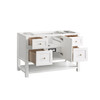 Breckenridge 48" Single Vanity, Bright White w/ 3 CM Ethereal Noctis Top