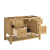 Breckenridge 48" Single Vanity, Light Natural Oak w/ 3 CM Ethereal Noctis Top