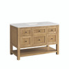 Breckenridge 48" Single Vanity, Light Natural Oak w/ 3 CM Lime Delight Top