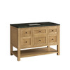 Breckenridge 48" Single Vanity, Light Natural Oak, w/ 3 CM Phantome Eclos Top