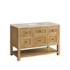 Breckenridge 48" Single Vanity, Light Natural Oak, w/ 3 CM Tajnar Eclos Top
