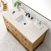 Breckenridge 48" Single Vanity, Light Natural Oak, w/ 3 CM Siberian Silestone Top w/FreePower Wireless Charger